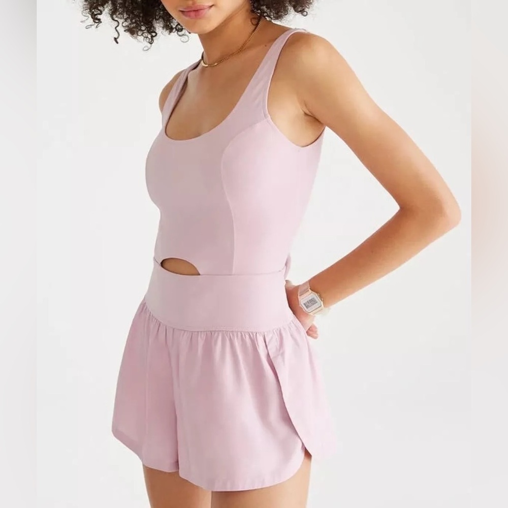 Aeropostale Pink Soft Romper Size S